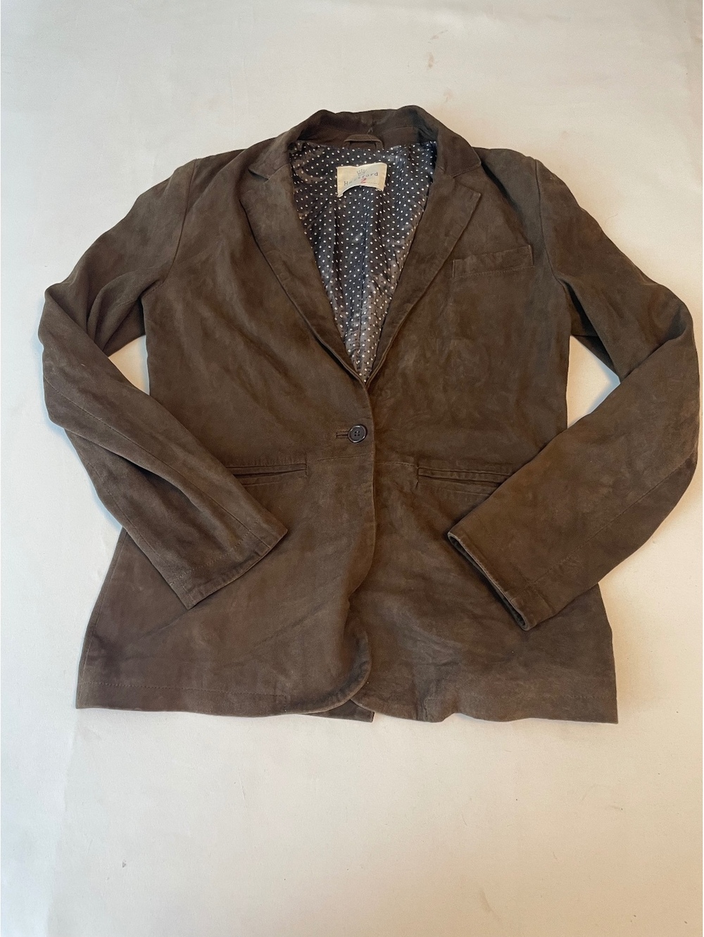 Hartford Women's Brown Leather Blazer Size 2